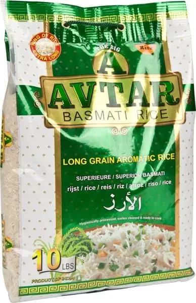 Avatar Extra Long Grain Basmati Rice 5kg