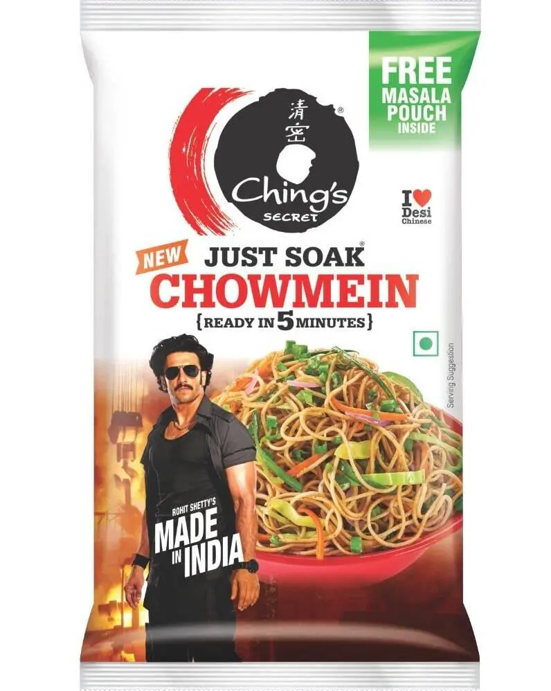Ching's Secret just soak chowmein 140g (with a free masala pack inside)