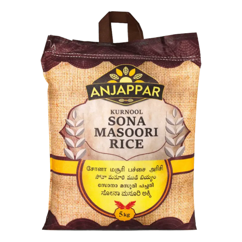 Anjappar Kurnool Sona Masuri rice 5 kg