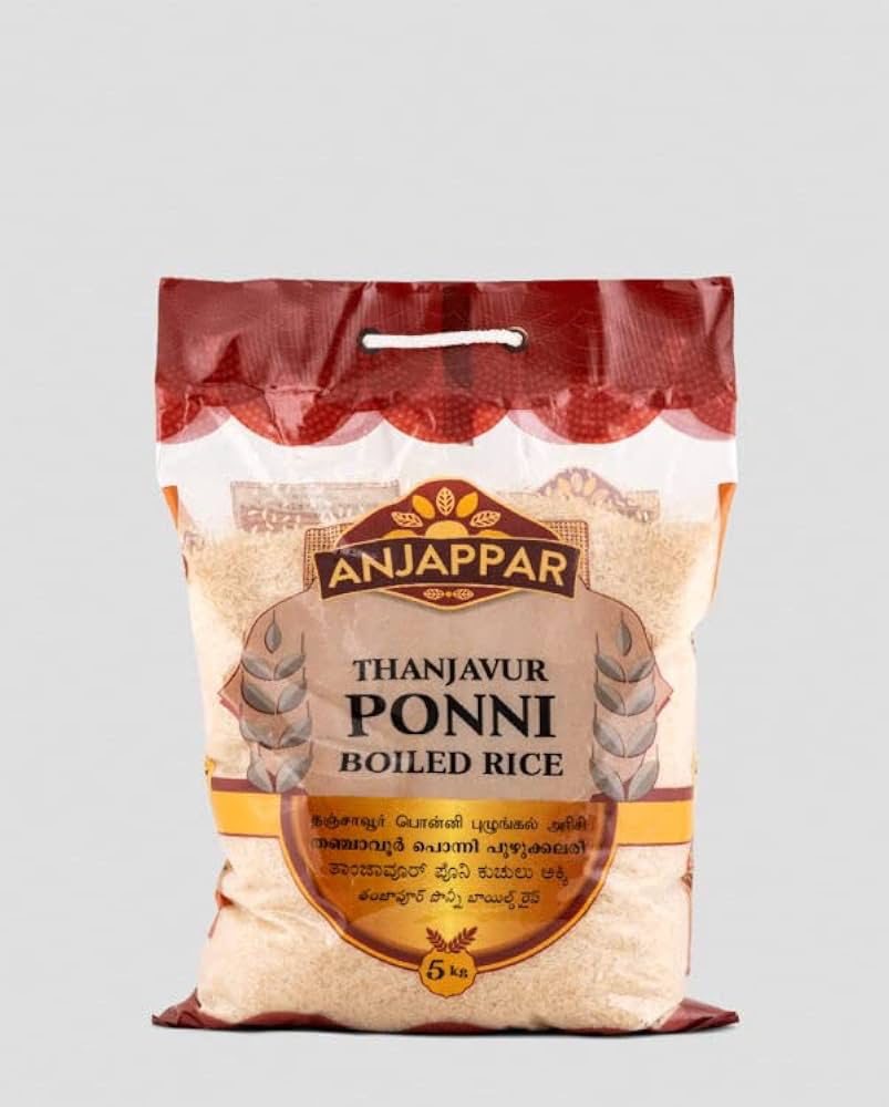 Anjappar Thanjavur Ponni boiled rice 5 kg