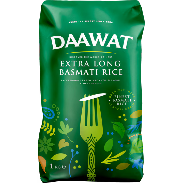 Daawat extra long basmati rice 1kg