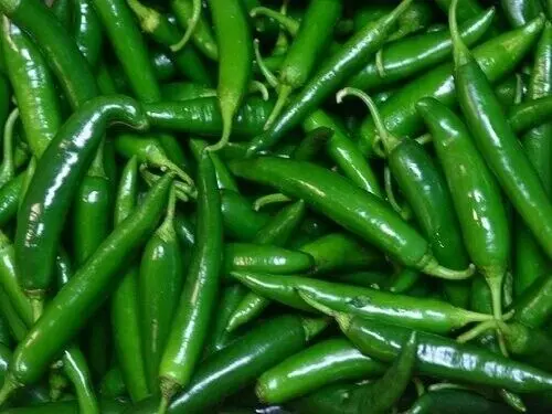 green chillies 100gm