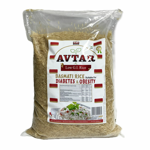 Avatar Basmati rice, low GI rice 10 lbs