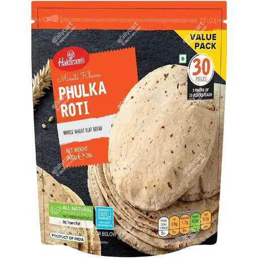 Haldiram's Frozen Phulka Roti 30 pieces