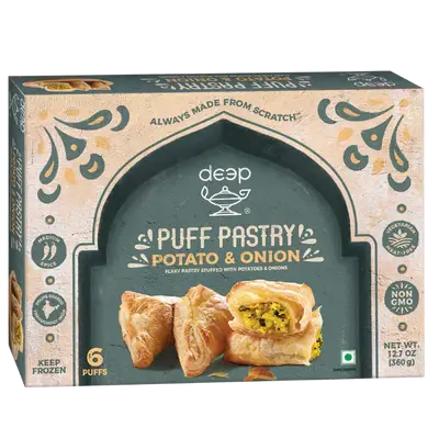 Deep puff potato & onion