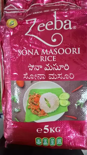 Zeeba sona masoori rice  5kg